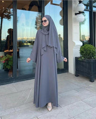 Arabic Abaya With Premium Stole – Elegant Modest Everyday Wear