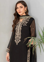 Noir Zari Longline 3-Piece