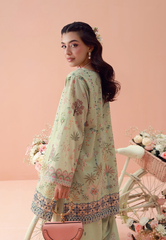 Midnight Blossom Printed Lawn Co-Ord Set – Elegant 2PC Summer Collection