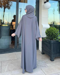 Arabic Abaya With Premium Stole – Elegant Modest Everyday Wear