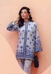 Rose Petal Printed Lawn Co-Ord Set – Premium 2PC Summer Outfit