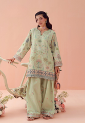 Midnight Blossom Printed Lawn Co-Ord Set – Elegant 2PC Summer Collection