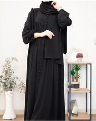 Sultan Abaya With Premium Stole – Elegant Luxury Modest Wear