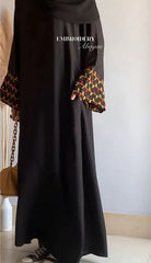 Geometric Embroidery Abaya – Elegant Premium Modest Wear