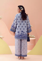 Rose Petal Printed Lawn Co-Ord Set – Premium 2PC Summer Outfit