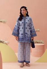Rose Petal Printed Lawn Co-Ord Set – Premium 2PC Summer Outfit