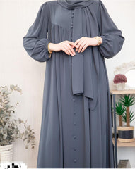 Sultan Abaya With Premium Stole – Elegant Luxury Modest Wear