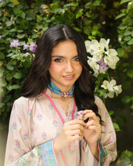 Eden Echo – Vintage Botanical Premium Digital Printed Lawn 2-Piece set