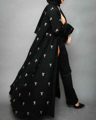 Bow Charm Abaya – Elegant Feminine Modest Wear