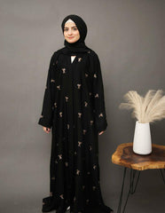 Bow Charm Abaya – Elegant Feminine Modest Wear