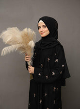 Bow Charm Abaya – Elegant Feminine Modest Wear
