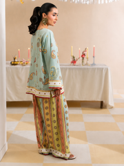 Cassata Luxury Lawn 2-Piece Suit – Elegant Summer Co-Ord Set for Women