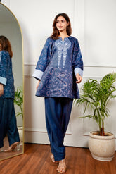 🌷 Zeenat – 2 Piece Kurti Set