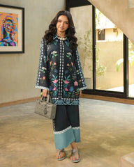 Enchanted Garden Premium Digital Printed Lawn 2-Piece Set