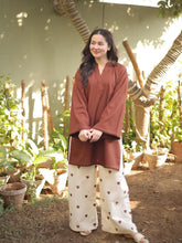 Nooray Brown – 2 Piece Kurti Set
