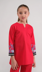 Strawberry suit for girls (6-14 Years)
