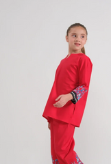 Strawberry suit for girls (6-14 Years)