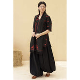🖤 Zohra Noir – 2 Piece Kurti Set