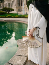 The Luna Ribbon Abaya With Premium Stole – Elegant Modest Luxury Wear