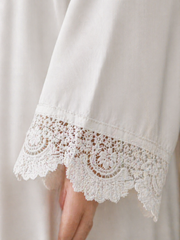 Ayra White Grace Abaya – Elegant Premium Modest Wear