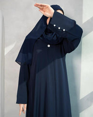 Noor-e-Navi Abaya With Premium Stole – Elegant Modest Wear