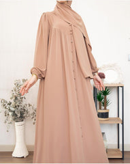 Sultan Abaya With Premium Stole – Elegant Luxury Modest Wear