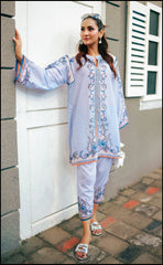 Sky Elegance Replica Lawn Suit – Swiss Lawn 2-Piece
