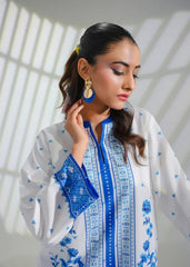 Noor-e-Shab – Midnight Blue Kurti Set with Starry Sky Detailing
