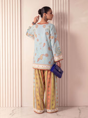 Cassata Luxury Lawn 2-Piece Suit – Elegant Summer Co-Ord Set for Women