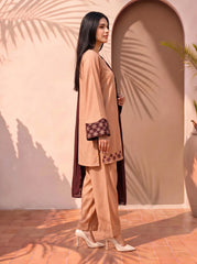 Aab-e-Sukoon – Elegant Summer 3PC Kurti Set | Soft & Breathable Cotton