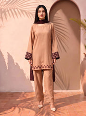Aab-e-Sukoon – Elegant Summer 3PC Kurti Set | Soft & Breathable Cotton