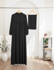 Sultan Abaya With Premium Stole – Elegant Luxury Modest Wear