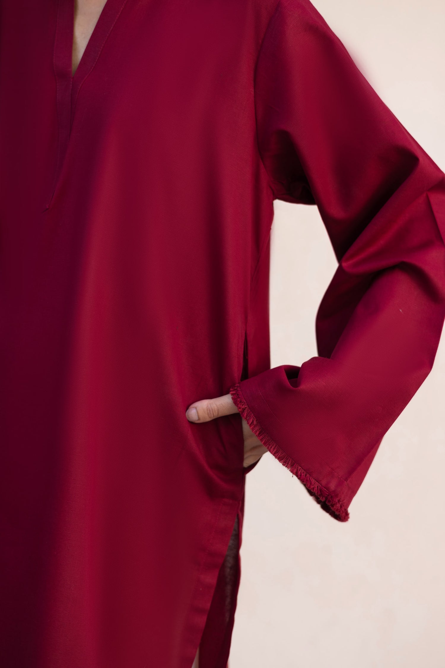 Nooray Mehroon – 2 Piece Kurti Set