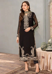 Noir Zari Longline 3-Piece