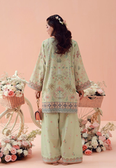 Midnight Blossom Printed Lawn Co-Ord Set – Elegant 2PC Summer Collection