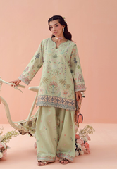 Midnight Blossom Printed Lawn Co-Ord Set – Elegant 2PC Summer Collection