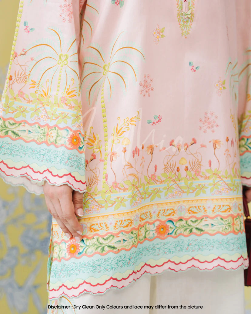 🌷 Zarqaa Grace – 2 Piece Kurti Set