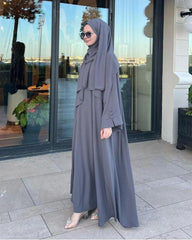 Arabic Abaya With Premium Stole – Elegant Modest Everyday Wear