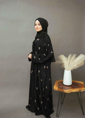 Bow Charm Abaya – Elegant Feminine Modest Wear