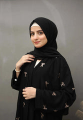 Bow Charm Abaya – Elegant Feminine Modest Wear