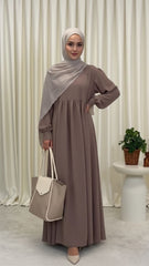 Essential Abaya With Premium Stole – Elegant Minimal Everyday Modest Wear