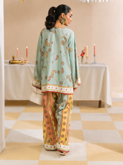 Cassata Luxury Lawn 2-Piece Suit – Elegant Summer Co-Ord Set for Women