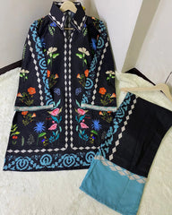 Enchanted Garden Premium Digital Printed Lawn 2-Piece Set