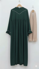 Ayse Flarey Abaya With Premium Stole – Elegant Flared Modest Wear