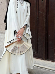 The Luna Ribbon Abaya With Premium Stole – Elegant Modest Luxury Wear