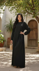Modest Muse Abaya With Premium Stole – Elegant Everyday Luxury Wear