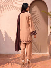 Aab-e-Sukoon – Elegant Summer 3PC Kurti Set | Soft & Breathable Cotton