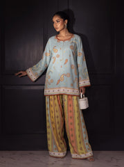 Cassata Luxury Lawn 2-Piece Suit – Elegant Summer Co-Ord Set for Women