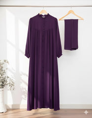 Sultan Abaya With Premium Stole – Elegant Luxury Modest Wear